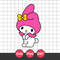 My Melody Svg, Hello Kitty Svg, Kawaii Kitty Cat Svg, Cartoon Svg, Png Dxf, HK18052301