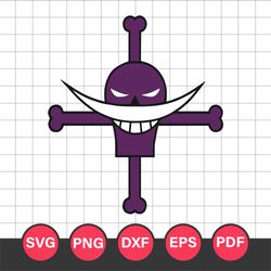 whitebeard pirates one piece svg, one piece svg, one piece characters svg, anime svg, png dxf eps pdf file