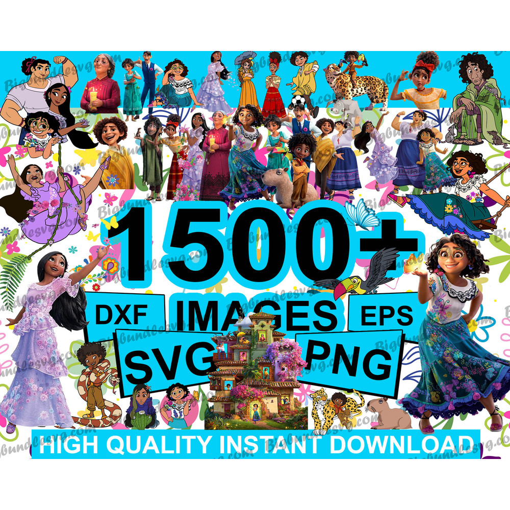 Encanto svg, Encanto Casita Clipart, Mirabel png Instant Download, Free SVG, Bruno Pepa Manuela Antonio Isabela Luisa Ju