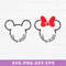 Mickey Mouse And Minnie Mouse Svg, Disney Trip Svg, Disney World Svg, Disney Svg, Png Dxf Eps File