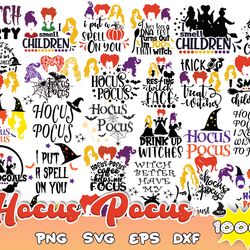 hocus pocus bundle svg, sanderson sister svg, halloween svg, png dxf eps file