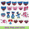 Huggy Wuggy Bundle Svg, Huggy Wuggy Svg, Poppy Playtime Svg, Kissy Missy Svg, Png Dxf Eps File