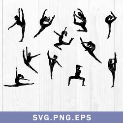 dancer bundle svg, dancer svg, dancing svg, png dxf digital file