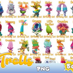 trolls bundle vector, trolls svg, trolls character svg, trolls family svg, cut files for cricut