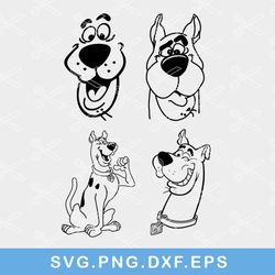 scooby doo bundle svg, scooby doo svg, cartoon svg, png dxf eps file