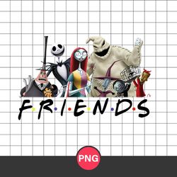 horror friend png, jack skellington and friend png, nightmare before png, horror movie png, halloween png digital file