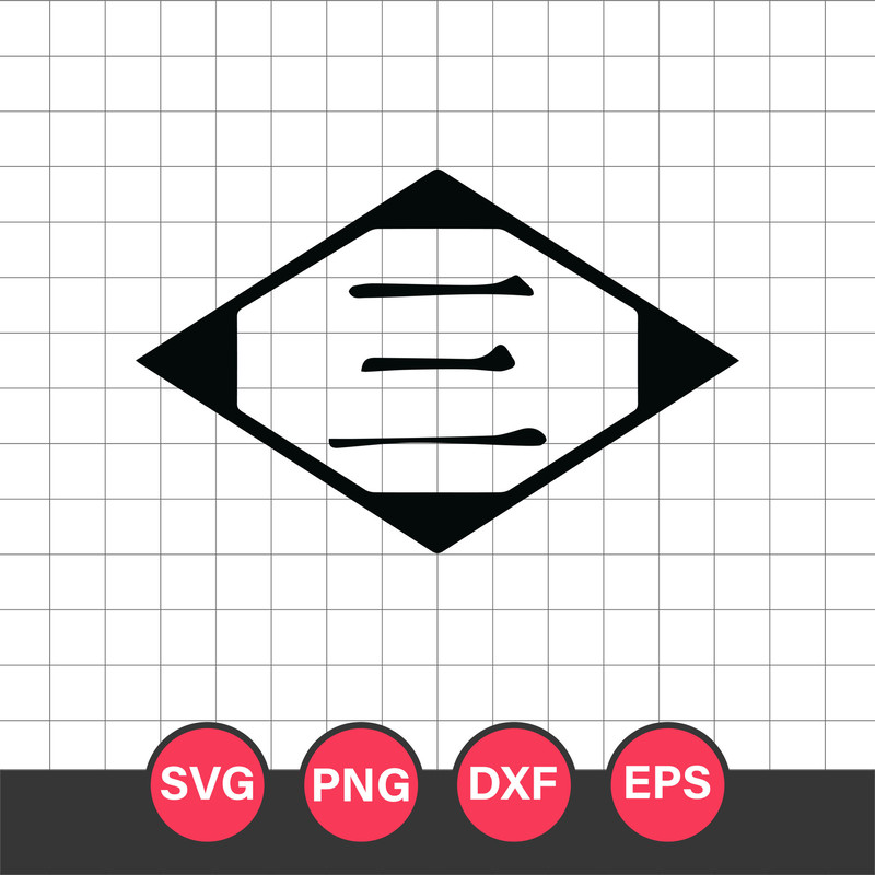 3rd Division Emblem Svg, Bleach Division Svg, Bleach Svg, Bleach Anime Svg, Anime Svg, Png Dxf Eps, AN27052328