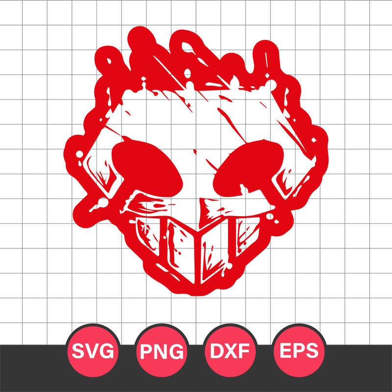 Bleach Skull Logo Svg , Bleach Svg, Bleach Anime Svg, Anime Svg, Png Dxf Eps, AN27052378