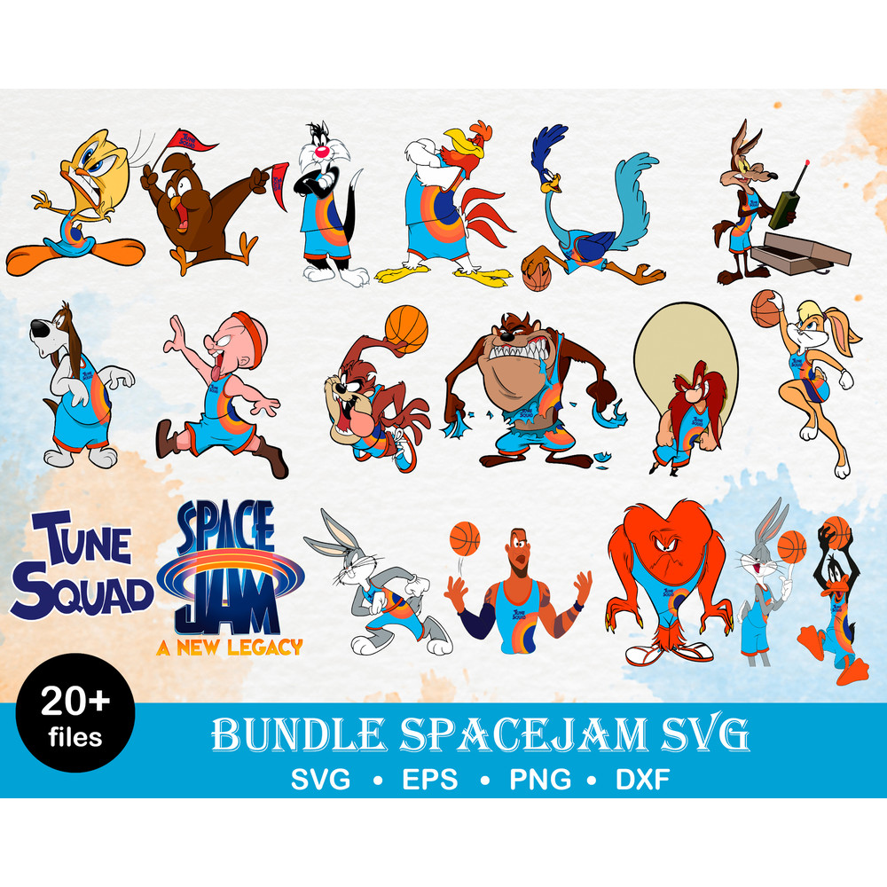 Space Jam Bundle Svg, Space Jam Svg, Tunesquad Svg, Space Jam Clipart, Space Jam Vector, Space Jam Cut File