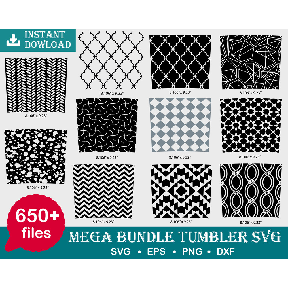 Mega Bundle Tumbler Png, Tumbler Design Png, Tumler Full Wrap Png, Tumbler Design Sublimation
