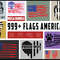 Flag American Bundle Svg, American Flag Svg, Flag USA Svg, 4th of July Svg, Png Dxf Eps Digital File