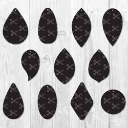 earring bundle svg, earring svg, earring clipart, earring silhouette svg, png dxf eps file