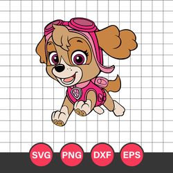 skye paw patrol svg, skye dog, patrol dog svg, cartoon svg, png dxf eps digital file