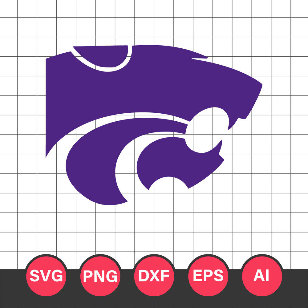 Kansas State Wildcats Svg, Kansas State Wildcats Svg, Kansas State Wildcats Cricut Svg, NCAA Logo Svg Digital File