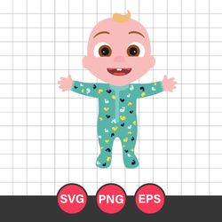 baby jj mouse cocomelon svg, cocomelon svg, cocomelon characters svg, cocomelon cricut svg, png eps digital file