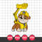 Rubble Dog Svg, Rubble Paw Patrol Svg, Paw Patrol Svg, Cartoon Svg, Png Dxf Eps Digital File