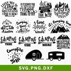mega camping bundle svg, camping svg, camping time svg, camping aquad svg, png eps file