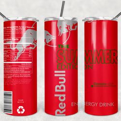 red bull watermelon tumbler png, red bull watermelon 20oz skinny sublimation designs png, drinks tumbler png