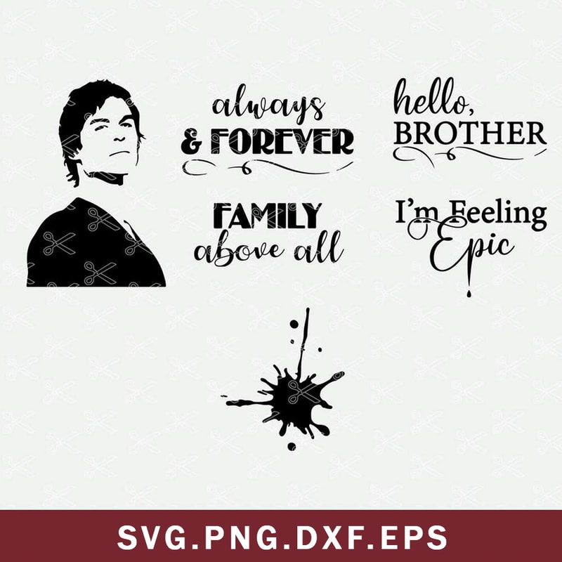 The Vampire Diaries Bundle Svg, Vampire Diaries Svg, Movie Series Svg, Png Dxf Eps File