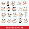 Snowman Face Bundle Svg, Snowman Christmas Svg, Snowman Svg, Christmas Svg, Png Dxf Eps File