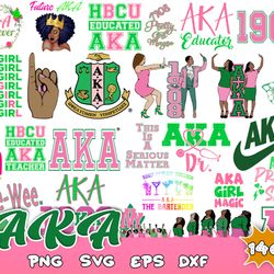 aka bundle svg, alpha kappa alpha sorority svg, skee wee 1908 aka svg, bundles for cricut cut files