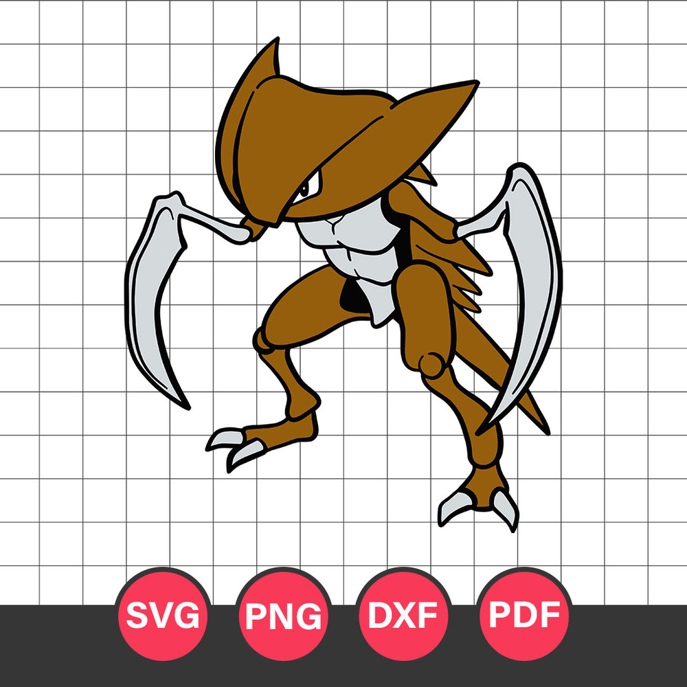 Kabutops Svg, Pokemon Characters Svg, Pokemon Svg, Anime Svg, Png Dxf Eps Digital File