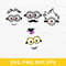 Minions Face Bundle Svg, Minions Svg, Despicable Me Svg, Png Dxf Eps File