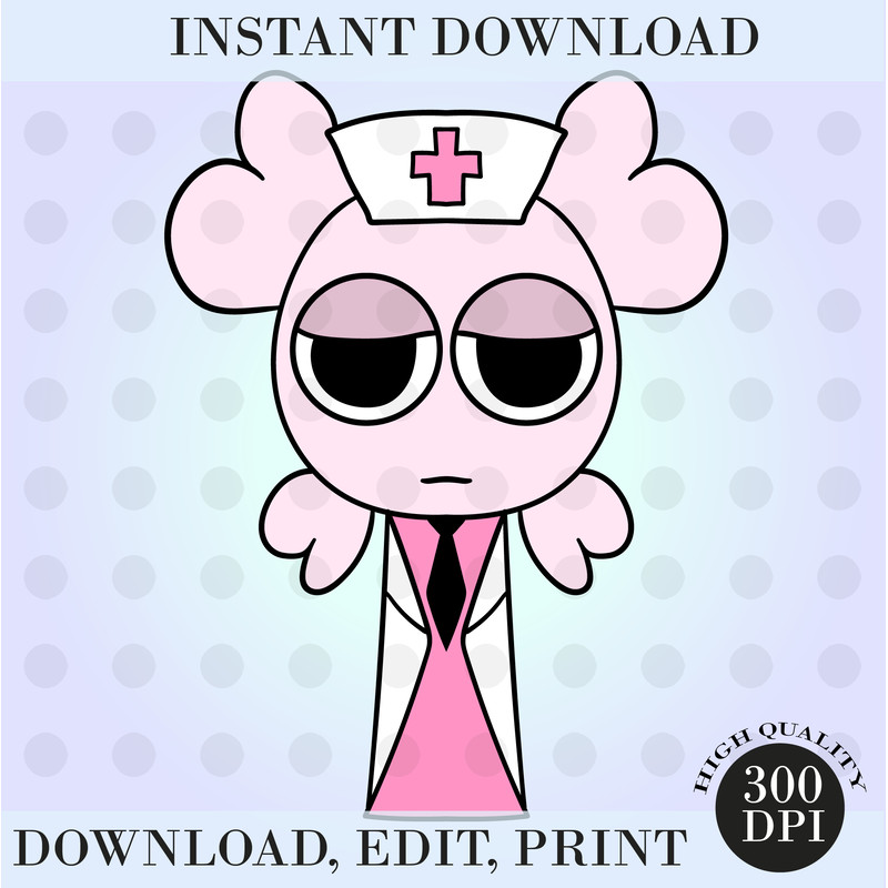 Sprunki Candi SVG Fun Bot Png Sprunki Incredibox Ink Coloring Pages Sprunki Instant Dwonload 0