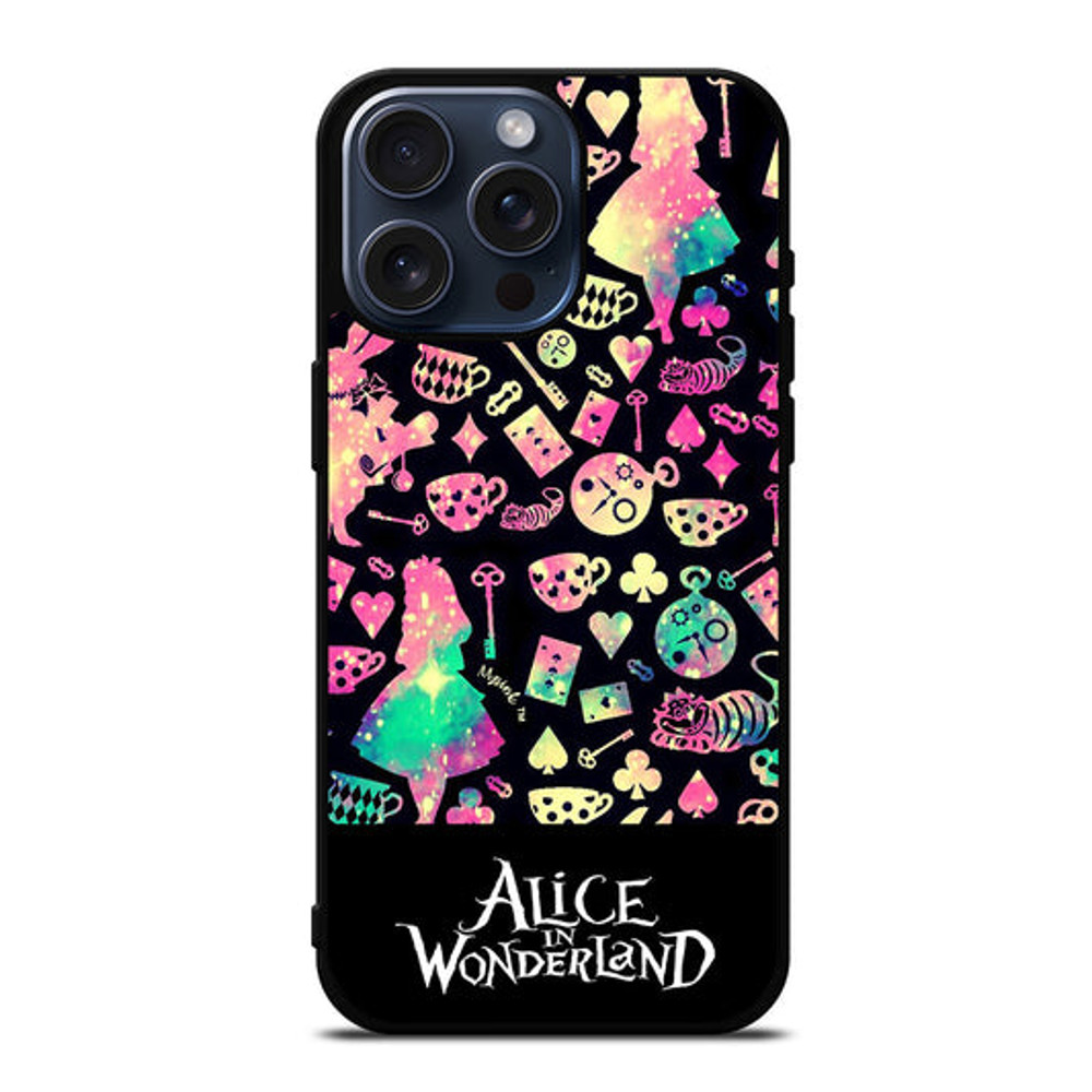ALICE IN WONDERLAND PATTERN IPhone Case 0