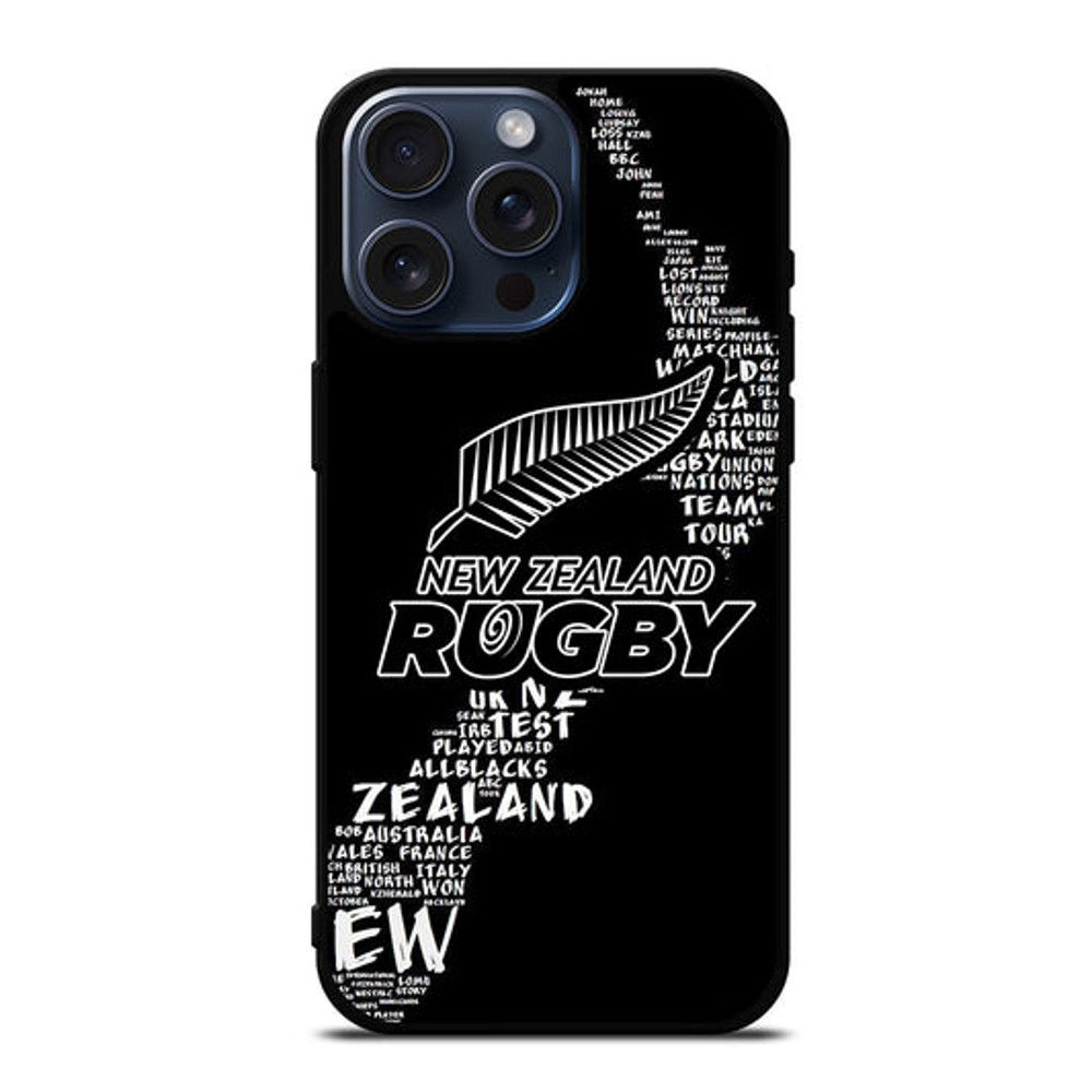 ALL BLACKS NEW ZEALAND RUGBY TEAM 2 IPhone Case 0