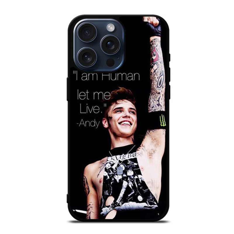 ANDY BIERSACK BLACK VEIL BRIDES QUOTE IPhone Case 0