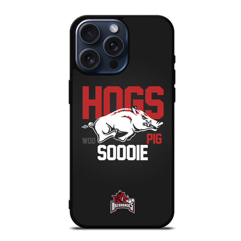 ARKANSAS RAZORBACKS HOGS WOO PIG SOODIE CARDINALS PATTERN LOGO IPhone Case 0