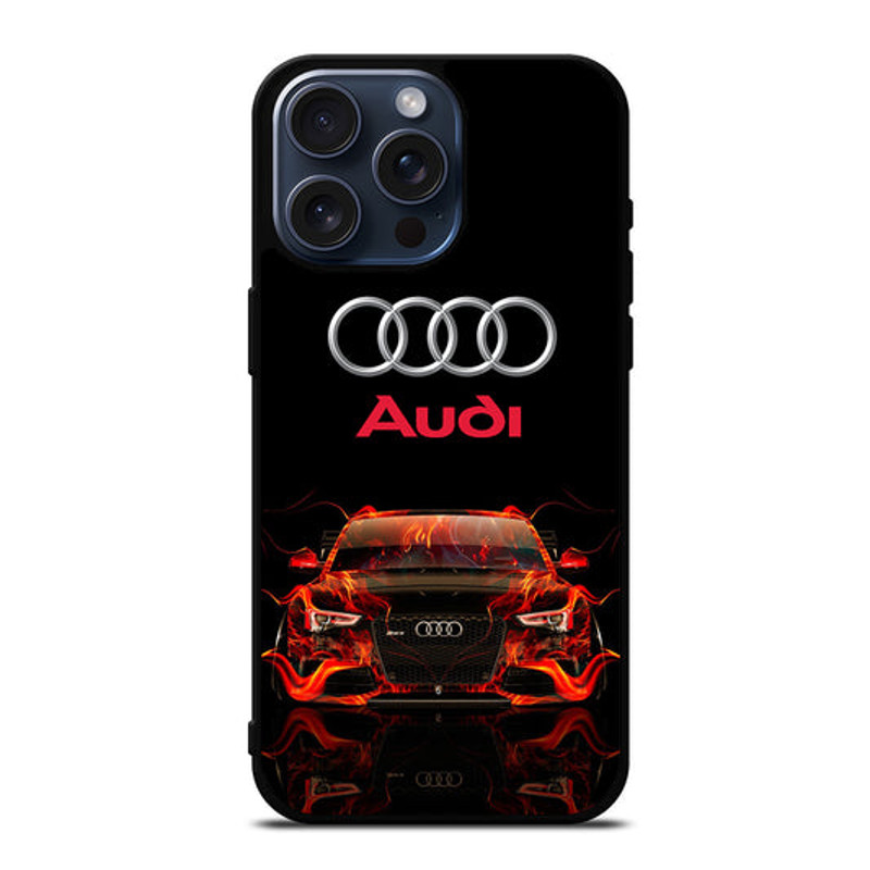 AUDI CAR FLAME LOGO IPhone Case 0