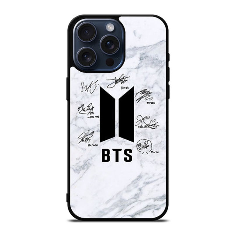 BANGTAN BOYS BTS SIGNATURE MARBLE IPhone Case 0