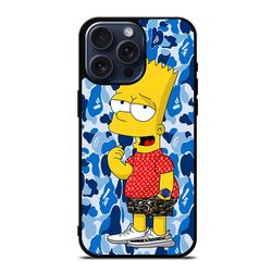 bape camo blue iphone case