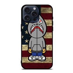bape shark american 2 iphone case