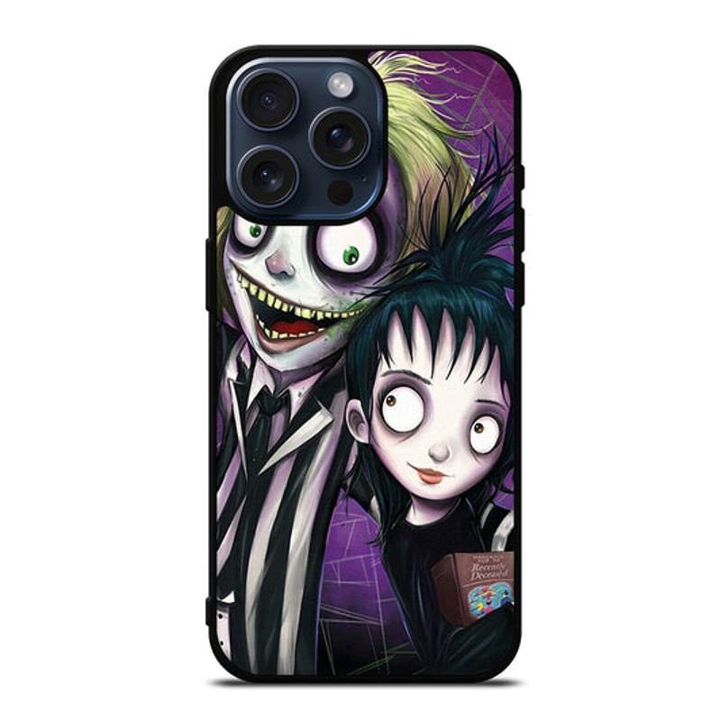 BEETLEJUICE TIM BURTON ART IPhone Case 0