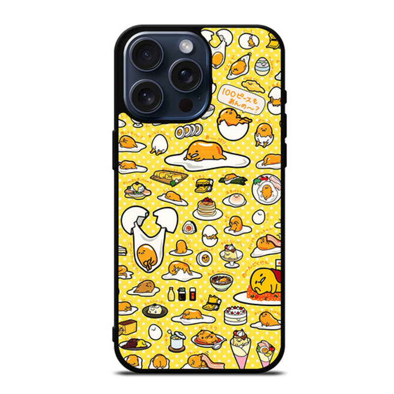 GUDETAMA LAZY EGG COLLAGE ART IPhone Case 0