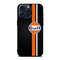 GULF OIL STRIPE METAL LOGO IPhone Case 0