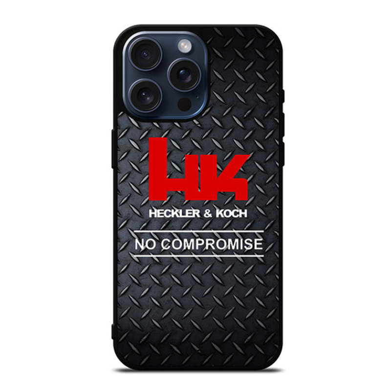 HECKLER AND KOCH METAL LOGO 2 IPhone Case 0