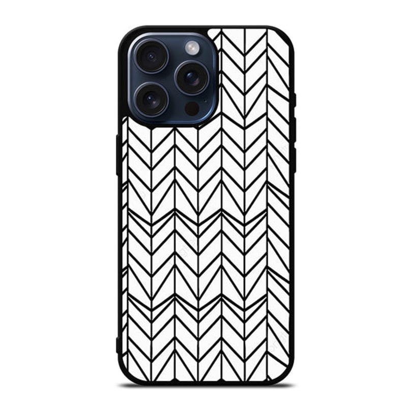 HERRINGBONE TRIANGLE PATTERN 2 IPhone Case 0