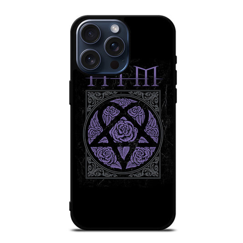 HIM BAND LOGO FLOWER IPhone Case 0
