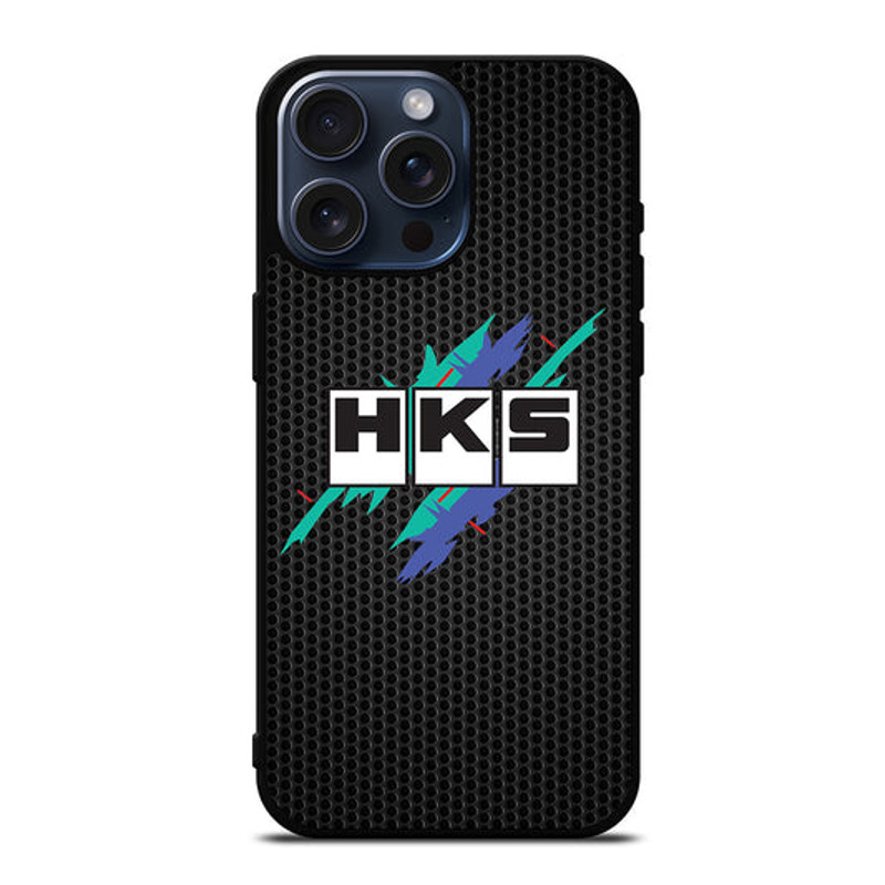 HKS RETRO METAL LOGO IPhone Case 0