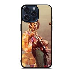 jimi hendrix and guitar iphone case