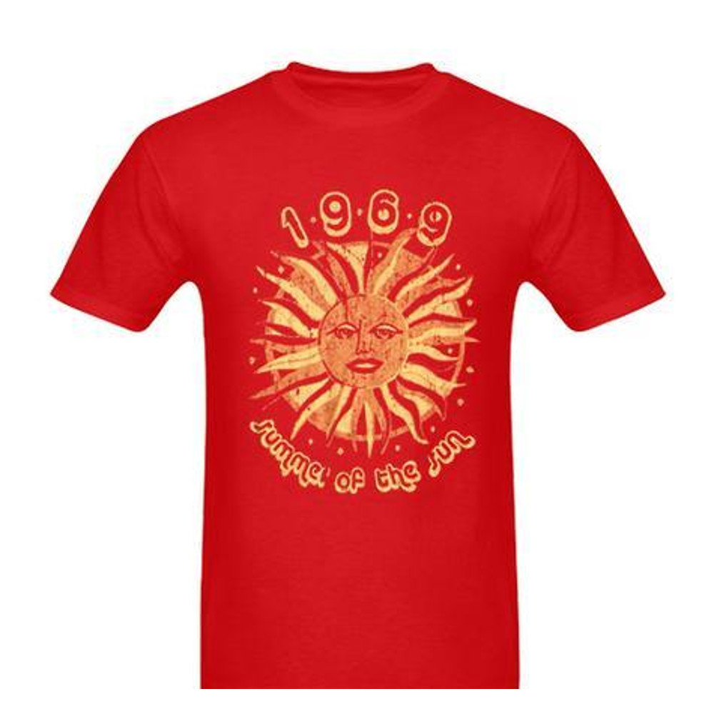 1969 Summer Of The Sun Womens TShirt Tee 0