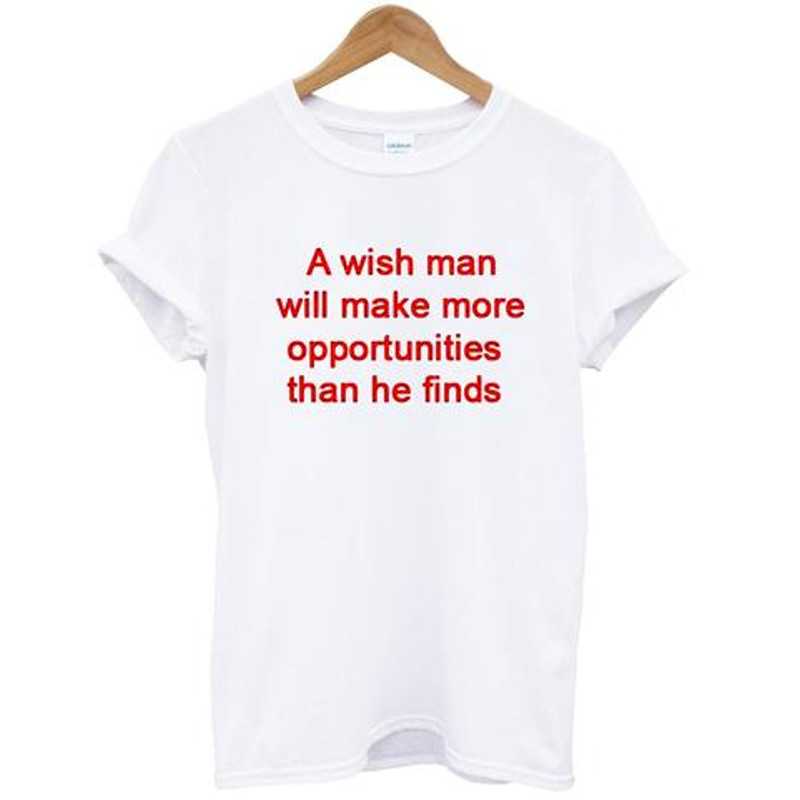 A Wish Man Quote Womens TShirt Tee 0