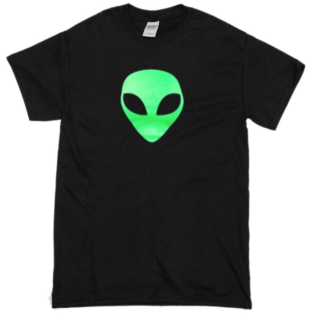 Alien Green Womens TShirt Tee 0