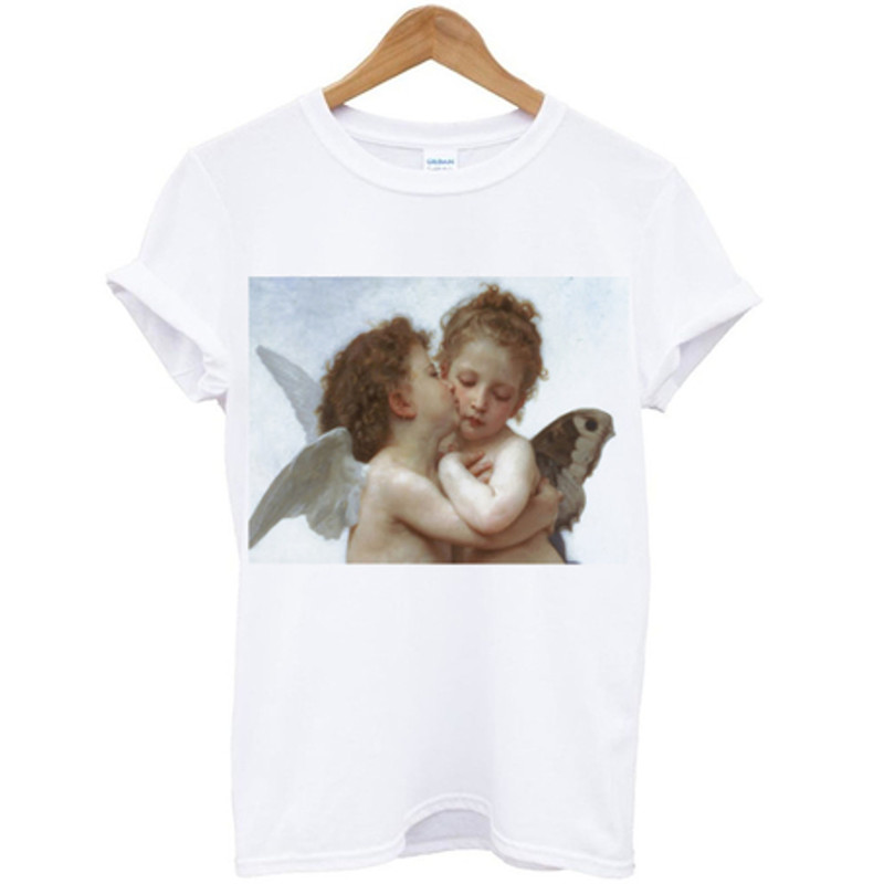 Angel Kiss Womens TShirt Tee 0
