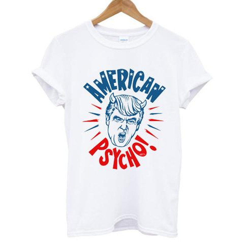 Anti Trump American Psycho Womens TShirt Tee 0