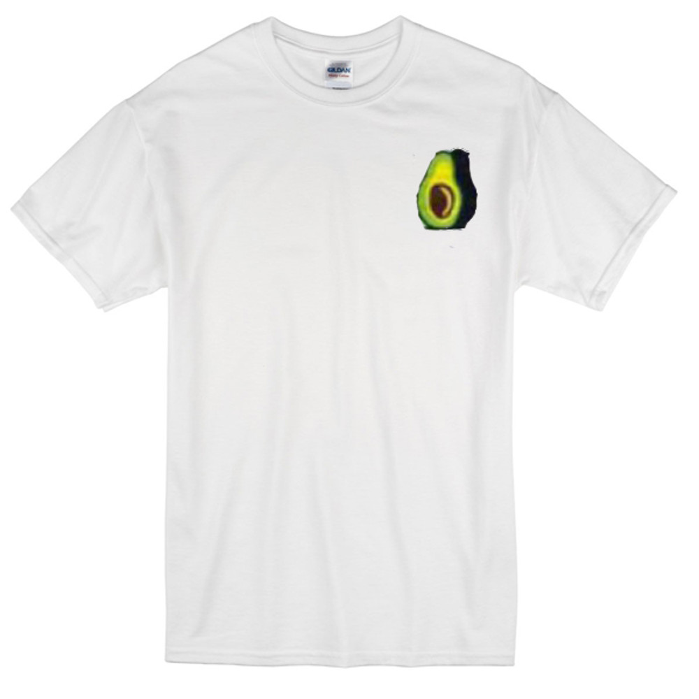 Avocado Pocket Womens TShirt Tee 0